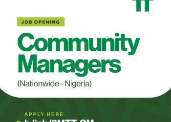 Call For Application: 3MTT Program Community Manager Job Position