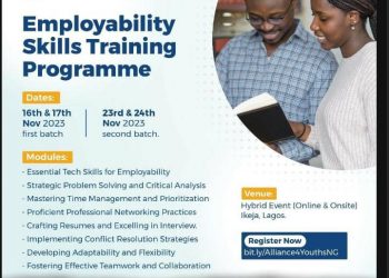 Call For Applications: Alliance for Youth Employability Skills Training Program