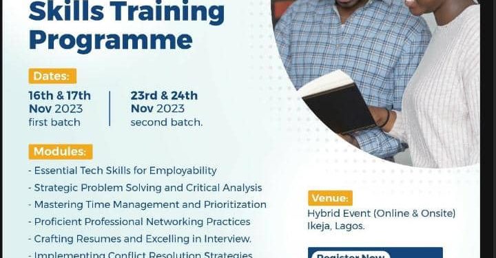 Call For Applications: Alliance for Youth Employability Skills Training Program