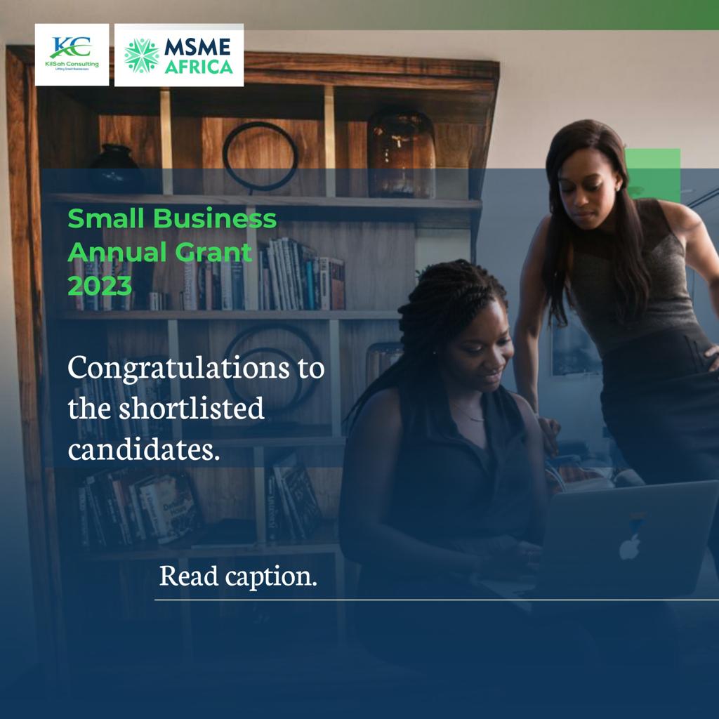 Kilsah Consulting and MSME Africa's Annual Small Business Grant Enters Boot Camp Phase