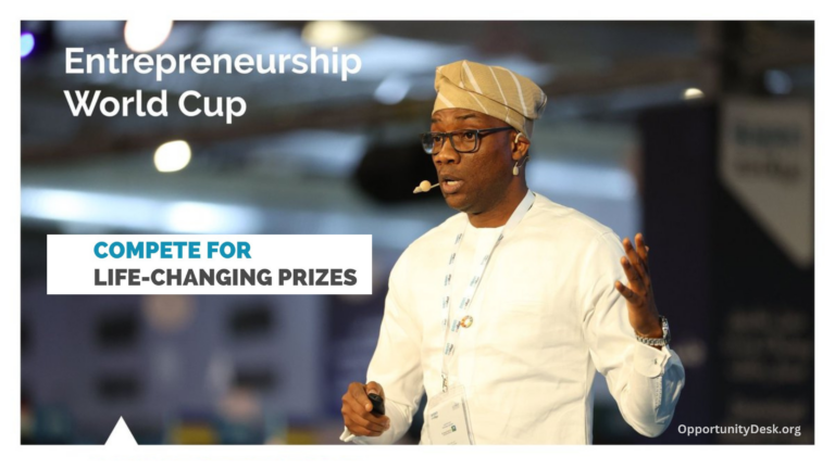 Call For Applications: Entrepreneurship World Cup (EWC) 2024 (Over $1 million in prizes + Investment Opportunities)