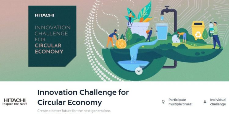 Call For Applications: Hitachi Innovation Challenge for Digital Circular Economy