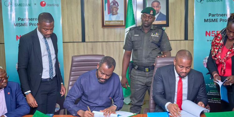 SMEDAN Partners Sterling Bank to Provide N5 Billion Loan Access for SMEs- APPLY