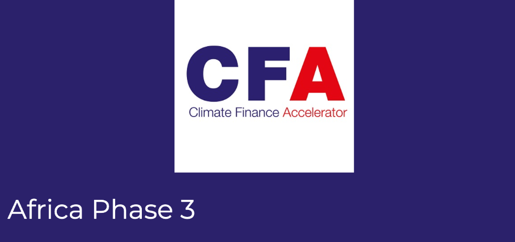 Call For Applications: Climate Finance Accelerator (CFA) South Africa