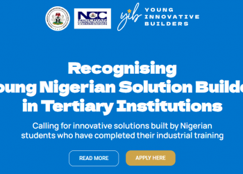 Call For Applications: Young Innovative Builders YIB Program 2023/2024 For Nigerians (top 48 projects in each state and the FCT receive laptops while the next best 40 receive tablets)