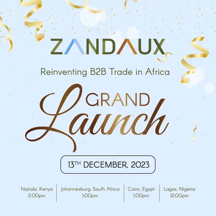 Zandaux Unveils Revolutionary B2B E- Commerce Platform for African Businesses