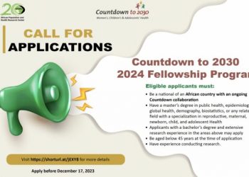 Call For Applications: Countdown Fellowship Program 2024 for African Researchers