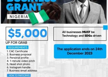 Call For Applications: Stephen Akintayo Foundation Business Grants ( Up to $5,000)