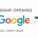 Call for Applications: Google Internship Program for International Students in 2024 ( $3300 Stipend and Certificate)