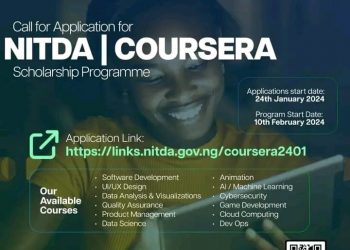 Call For Applications: NITDA/COURSERA Scholarship Program Cohort 3 ( (IT Career Pathway and Complementary Skills Pathway Training with free Certificate)