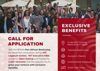 Call For Applications: BRAIN Program For African Deeptech Startup ($50K)