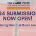 Call For Applications: Caine Prize for African Writing 2024 (£10,000 prize)