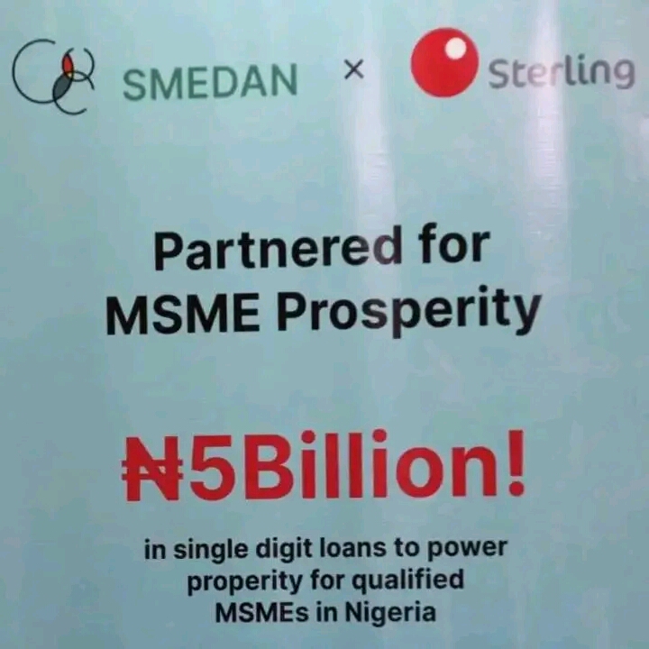 SMEDAN Begins Mail Response To SMEDAN Sterling Bank 5 billion Loan Applicants, Check your mailbox or Apply now