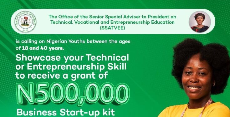 Call For Applications: Federal Government Technical Entrepreneurship Skill Grant For Nigerians ( Receive a grant of N500,000 business start-up kit)