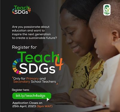 Teach4SDGs Program Cohort 3 Application Extended- Apply Now