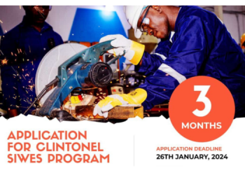 Call For Applications: Clintonel SIWES Program For Nigerians Engineering Student