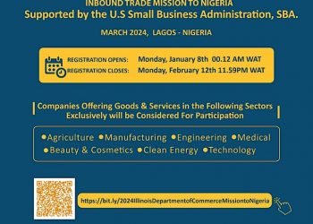 Call For Applications: Illinois Department of Commerce & Economic Opportunity Inbound Trade Mission to Nigeria