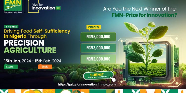 Call For Applications: FMN Prize for Innovation 3.0 food or Agro-allied business in Nigeria ( UP to #1 Million Cash Prize)