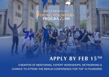Call for Applications: Westerwelle Young Founders Program – Spring 2024 for young Entrepreneurs from emerging and developing countries