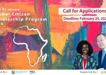 Call For Applications: The Ban Ki-moon Centre for Global Citizens (BKMC) Scholarship Program 2024 for Young AfricansCall For Applications: The Ban Ki-moon Centre for Global Citizens (BKMC) Scholarship Program 2024 for Young Africans