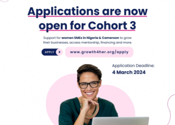Call For Applications: Growth4Her Investor Readiness Accelerator Program For Women-led SMEs in Nigeria and Cameroon
