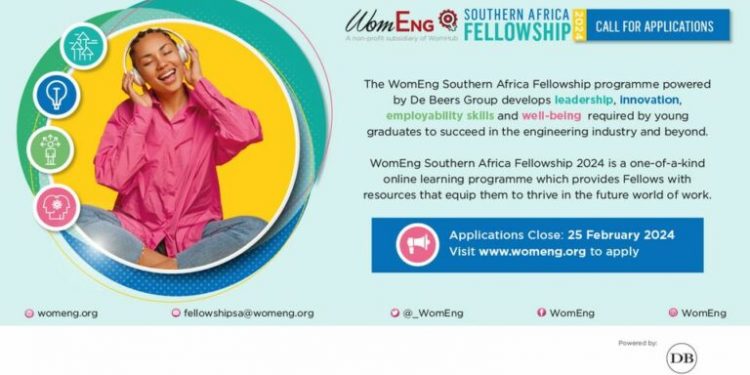 Call For Applications: WomEng Southern Africa Fellowship 2024