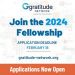 Call For Applications: Gratitude Network Fellowship Program 2024