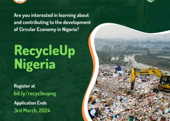 RecycleUp Nigeria Application Extends Deadline - Apply by March 3rd