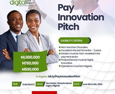 Call For Applications: Pay Innovation Pitch (N2,250,000:00 in cash prizes)