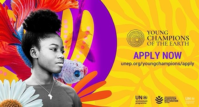Call For Applications: United Nations Environment Program (UNEP) Young Champions of the Earth 2024 ($20,000 in seed funding)