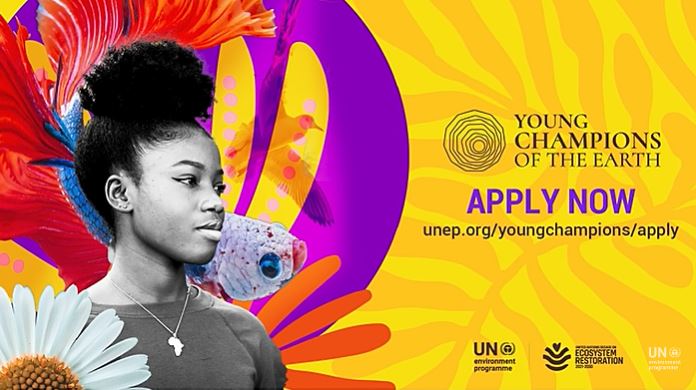Call For Applications: United Nations Environment Program (UNEP) Young Champions of the Earth 2024 ($20,000 in seed funding)