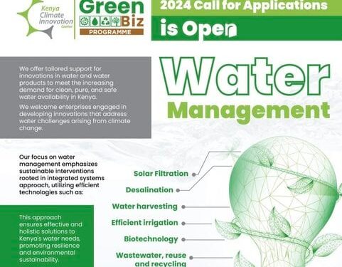 Call For Applications: Kenya Climate Innovation Center (KCIC) Green Biz Programme 2024 for start-ups and early-stage businesses