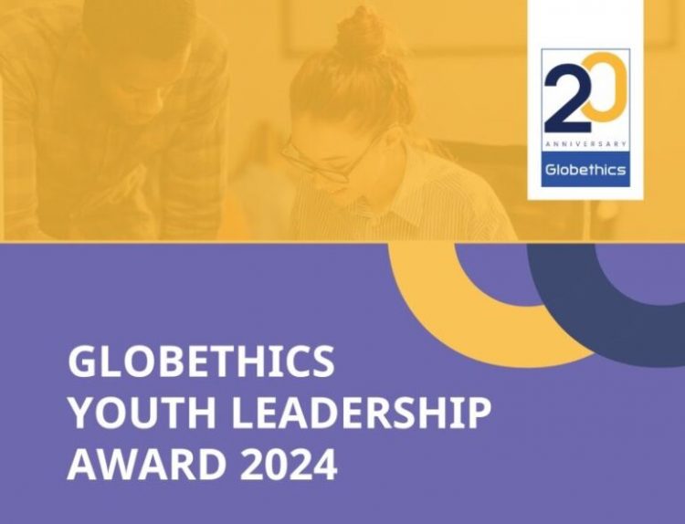 Call For Applications: Globethics Youth Leadership Award 2024 (up to $15,000)