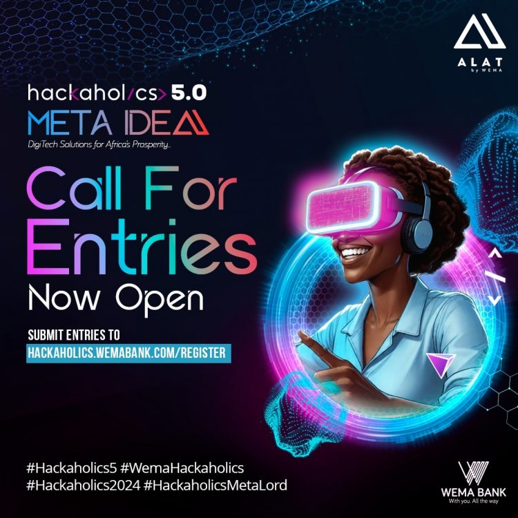 Call For Applications: Wema Bank Hackaholics 5.0 ( Up to N90 million)