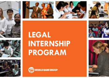 Call For Applications: World Bank Legal Internship Program 2024