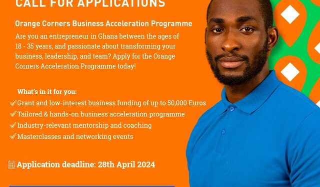 Call for Applications: Orange Corners Ghana Business Accelerator Program