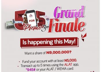 Wema Bank Announces N10 Million Grand Prize for 5 for 5 Promo Finale