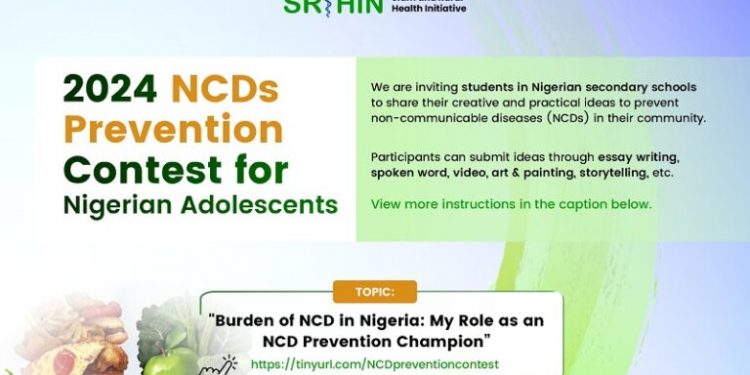 Call For Applications: NCDs Prevention Contest 2024 for Nigerian Secondary School Students (Up to N100,000 prize)