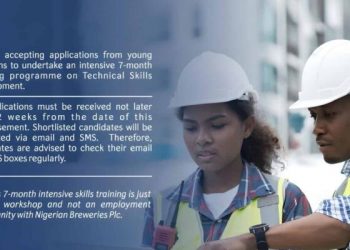 Call For Applications: Nigerian Breweries Plc/Industrial Training Fund (ITF)/NECA – Technical Skills Development Program 2024