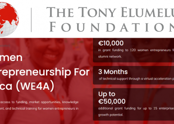 Tony Elumelu Foundation Announces May 5th as Deadline to Apply for Women Entrepreneurship for Africa Program