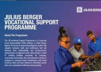Call for Application: Julius Berger Vocational Support Program 2024 For Nigerians