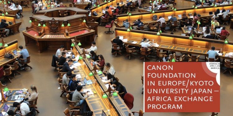 Call for Applications: Canon Foundation-Kyoto University Japan-Africa Exchange Program 2025/2026