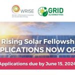 Call For Applications: GRID Alternatives/WRISE Solar Power Fellowship 2024