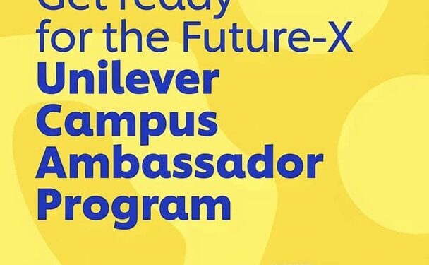 Call For Applications: Unilever Nigeria’s Future-x Unilever Campus 