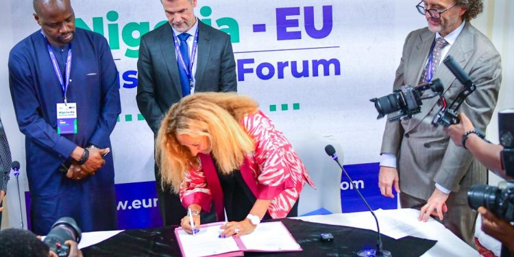 EU and European Business Chamber Nigeria Sign €300,000 Grant Agreement to Boost Economic Ties