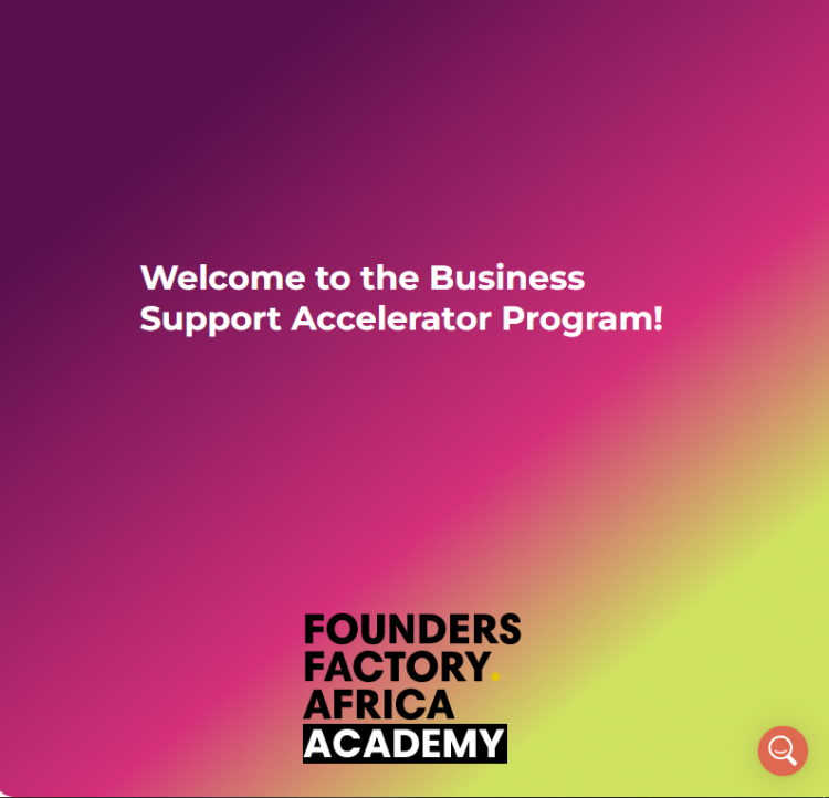 Call For Applications: Founders Factory Africa Business Support Accelerator program