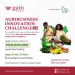 Call For Applications: GAIN AGRI-Business Innovation Challenge ( Up to ₦ 20,000,000 EQUITY-FREE GRANT)