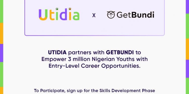 Call For Applications: Utidia & GetBundi Empowerment Program For Over 3 Million Nigerian Youths In Career Opportunities