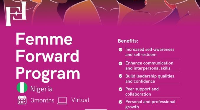 Call for Applications: Femme Forward Program 2024 For Nigeria
