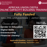 Calll For Applications: African Union CIEFFA X ImpactHER Online Capacity Building Training 2024